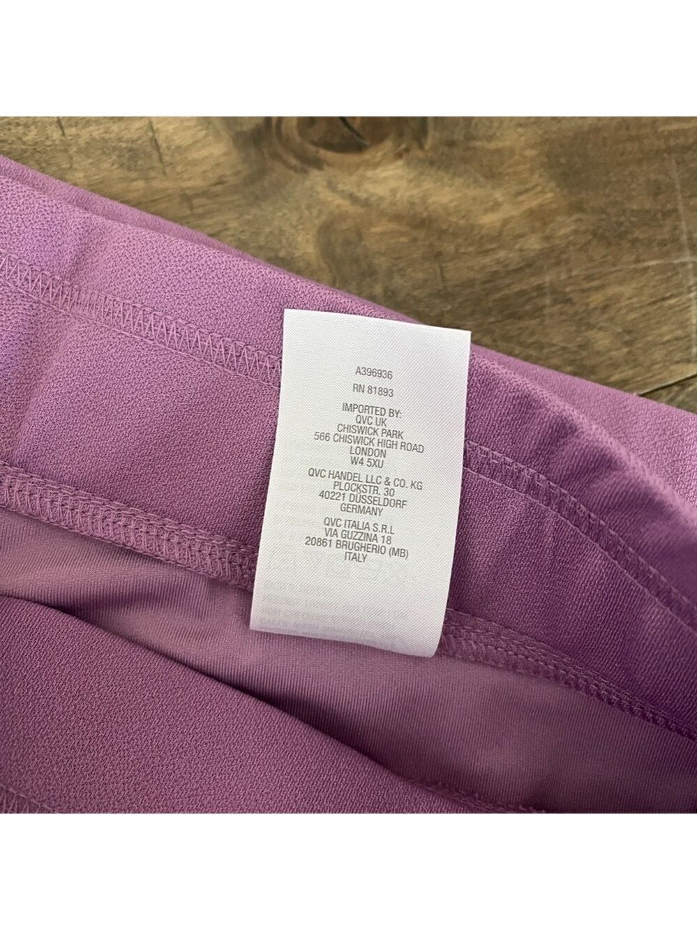 Isaac Mizrahi LIVE Purple Pants 5X - Picture 3 of 8
